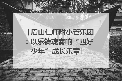 眉山仁师附小管乐团：以乐铸魂奏响“四好少年”成长乐章