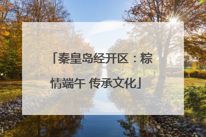 秦皇岛经开区：粽情端午 传承文化