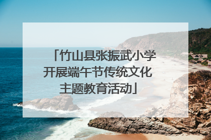 竹山县张振武小学开展端午节传统文化主题教育活动
