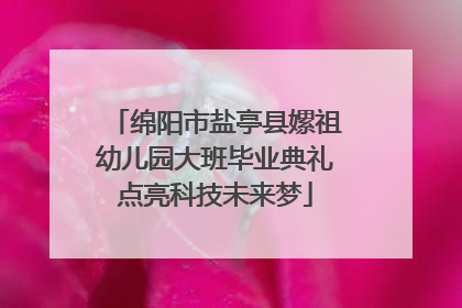 绵阳市盐亭县嫘祖幼儿园大班毕业典礼点亮科技未来梦