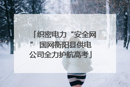 织密电力“安全网” 国网衡阳县供电公司全力护航高考