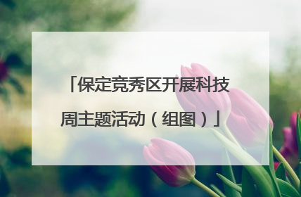 保定竞秀区开展科技周主题活动（组图）