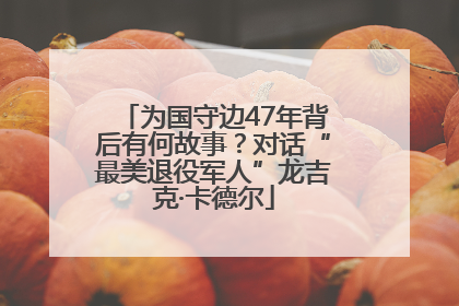 为国守边47年背后有何故事？对话“最美退役军人”龙吉克·卡德尔