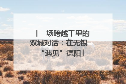 一场跨越千里的双城对话：在无锡“遇见”德阳