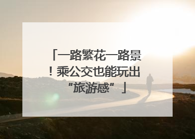 一路繁花一路景！乘公交也能玩出“旅游感”