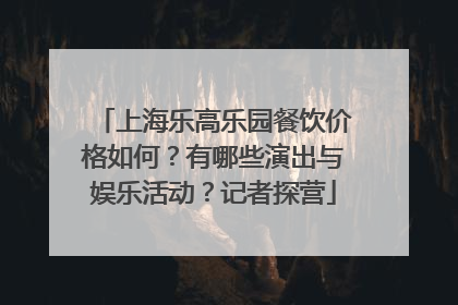 上海乐高乐园餐饮价格如何？有哪些演出与娱乐活动？记者探营