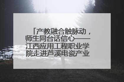 产教融合触脉动，师生同台话信心——江西应用工程职业学院走进芦溪电瓷产业园创新思政课堂