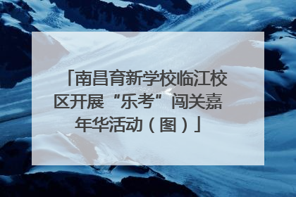 南昌育新学校临江校区开展“乐考”闯关嘉年华活动（图）