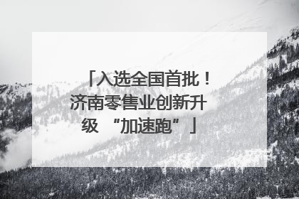入选全国首批！济南零售业创新升级 “加速跑”
