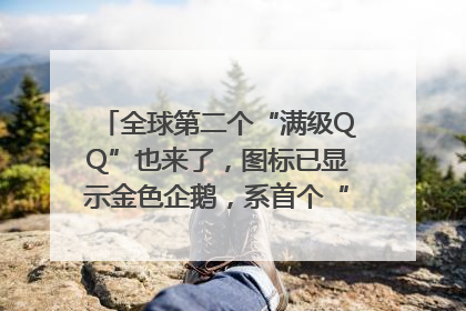 全球第二个“满级QQ”也来了，图标已显示金色企鹅，系首个“满级QQ”的小号