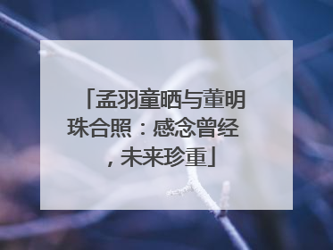 孟羽童晒与董明珠合照：感念曾经，未来珍重