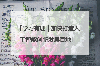 学习有理｜加快打造人工智能创新发展高地