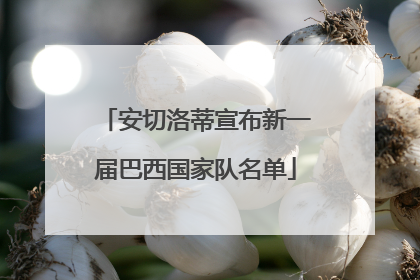 安切洛蒂宣布新一届巴西国家队名单