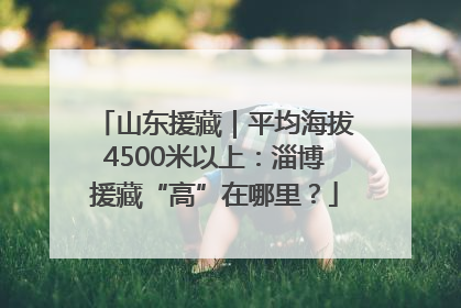 山东援藏｜平均海拔4500米以上：淄博援藏“高”在哪里？