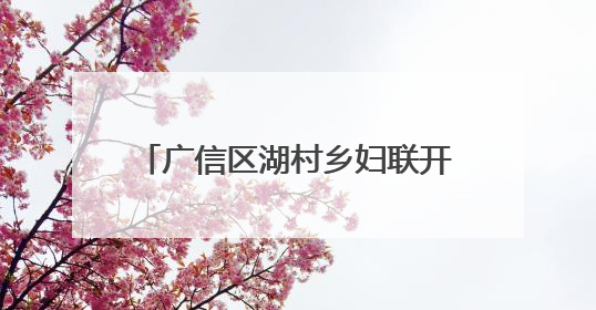 广信区湖村乡妇联开展“浓浓粽香 情系端午”关爱老年人主题服务活动（图）