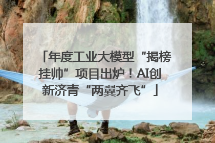 年度工业大模型“揭榜挂帅”项目出炉！AI创新济青“两翼齐飞”