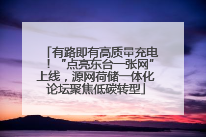 有路即有高质量充电！“点亮东台一张网”上线，源网荷储一体化论坛聚焦低碳转型