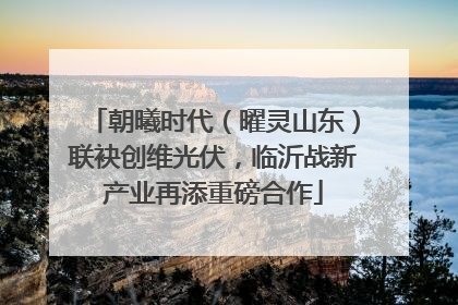 朝曦时代（曜灵山东）联袂创维光伏，临沂战新产业再添重磅合作