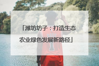 潍坊坊子：打造生态农业绿色发展新路径