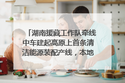 湖南援藏工作队牵线中车建起高原上首条清洁能源装配产线，本地大学生成车间检验员