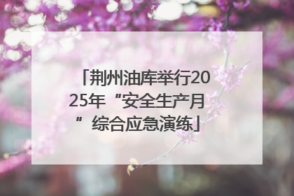 荆州油库举行2025年“安全生产月”综合应急演练