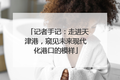 记者手记：走进天津港，窥见未来现代化港口的模样