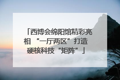 西博会绵阳馆精彩亮相 “一厅两区”打造硬核科技“矩阵”