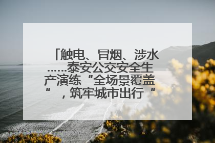 触电、冒烟、涉水……泰安公交安全生产演练“全场景覆盖”，筑牢城市出行“安全生命线”