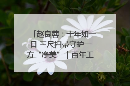 赵良蓉：十年如一日 三尺扫帚守护一方“净美”｜百年工运·劳模说