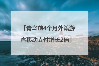 青岛前4个月外籍游客移动支付增长2倍
