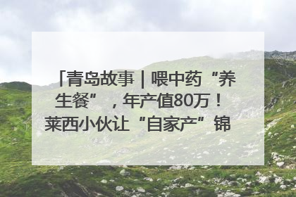 青岛故事｜喂中药“养生餐”，年产值80万！莱西小伙让“自家产”锦鲤“游”向全国