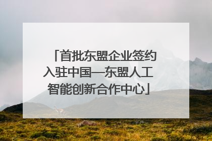 首批东盟企业签约入驻中国—东盟人工智能创新合作中心