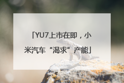 YU7上市在即，小米汽车“渴求”产能